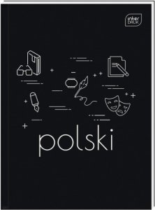 Zeszyt tematyczny brulion Język polski A5 80k linia + ściąga 1