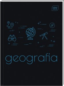 Zeszyt tematyczny brulion Geografia A5 80k kratka + ściąga 1