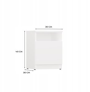 Szafka nocna GALAX 30 1D BIAŁY 5