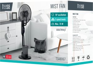 Wentylator stojący z funkcą mgiełki 3