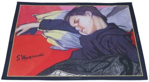 Podkładka na stół - S. Wyspiański, Śpiący Mietek (CARMANI) 1