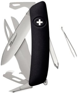 Swiza D08R AM SCISSORS Black (KNR.0126.1010) 1