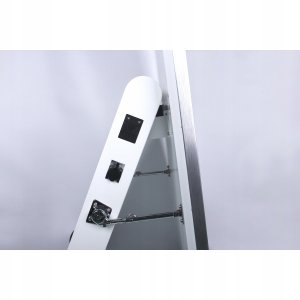 ALLNET Standdisplay 43 Zoll Outdoor Kundenstopper mit Akku oh. Touch mit Laufrollen 1500Nits Android Farbe schwarz 3