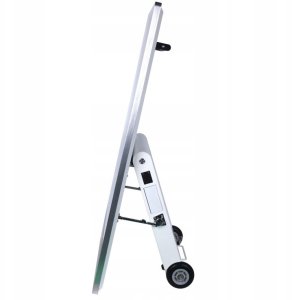 ALLNET Standdisplay 43 Zoll Outdoor Kundenstopper mit Akku oh. Touch mit Laufrollen 1500Nits Android Farbe schwarz 4