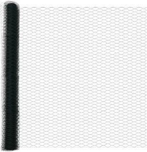 vidaXL Ogrodzenie sześciokątne Zielone 1.5x50 m Stal 4