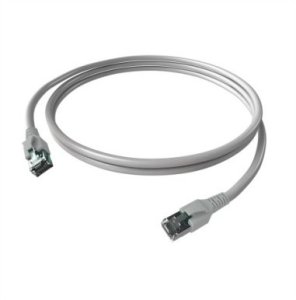 Kabel krosowy EasyLan FlexBoot Cat.6A, S/FTP, szary, 0,5 m 1