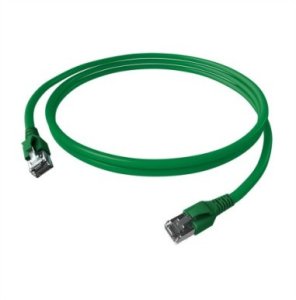 Kabel krosowy EasyLan FlexBoot Cat.6A, S/FTP, zielony, 0,5 m 1