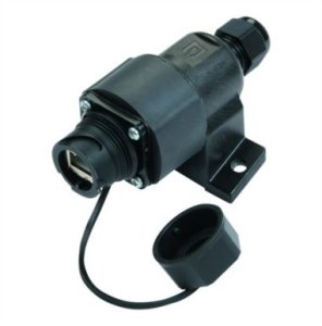 Puszka natynkowa TELEGRTNER STX V1, moduł RJ45 B kat. 6A (ISO/IEC) 1