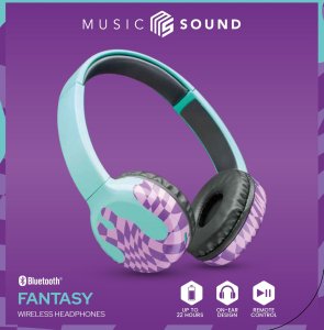 Music Sound 8018080486661 Zestaw słuchawkowy Bezprzewodowy Opaska na głowę Połączenia/muzyka Bluetooth Zielony 5