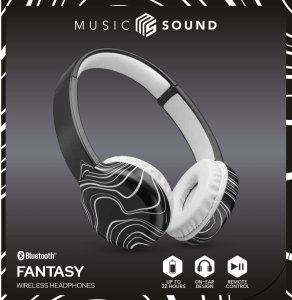 Music Sound 8018080486654 Zestaw słuchawkowy Bezprzewodowy Opaska na głowę Połączenia/muzyka Bluetooth Czarny 4