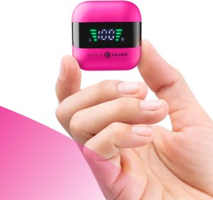 SłuchawkiMusic SoundSpark różowe (BTMSTWSSPARKP) 2