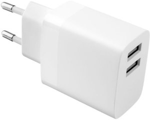 FIXED FIXC17N-2U-WH ładowarka do urządzeń przenośnych Smartfon, Tablet Biały Prąd przemienny Szybkie ładowanie Wewnętrzna 4