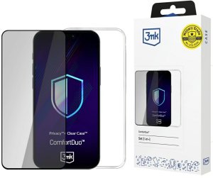 3MK ComfortDuo Privacy Clear Set for Samsung Galaxy S25 Edge 1