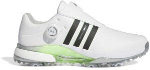 Buty do gry w golfa Adidas Tour360 24 BOA (męskie, roz. EU41, biało-zielone) 1