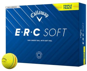 Piłki golfowe CALLAWAY ERC Soft model 2025 (żółte Triple Track, 12 szt.) 1