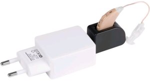 Wzmacniacz dźwięku Vocal aparat na akumulator model zauszny z ładowarką 4