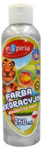 Farba dekoracyjna metaliczna srebrna 250ml 1