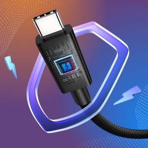 Kabel USB Reagle USB-C - USB-C 0.5 m Czarny 9