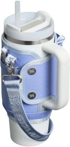 Wygodna torebka z paskiem na kubek Quencher 1,18 l - praktyczne kieszonki, kolor Hydrangea 1
