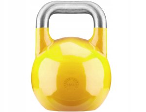 Kettlebell Gorilla Sports KETTLEBELL TURNIEJOWY 16KG KULA HANTEL KETTLE STAL 5