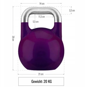 Kettlebell 20 kg stalowy Competition 6