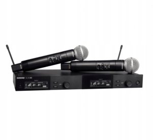 Shure Podwójny system bezprzewodowy z 2 nadajnikami ręcznymi SLXD2/58 1