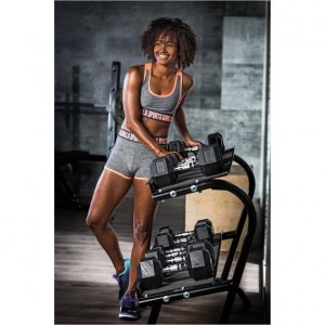 22,5 kg Hantla stała żeliwna gumowana sześciokątna 6