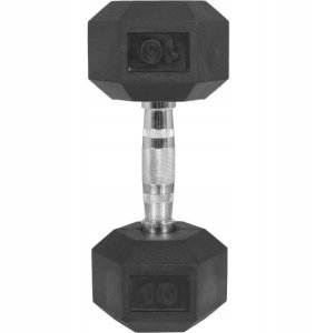 Hantla 10 kg żeliwna gumowana profesjonalna 2