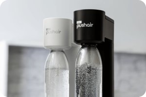 Dafi PushAir 2 Butelki do saturatora 0,7 l czarna i biała 3