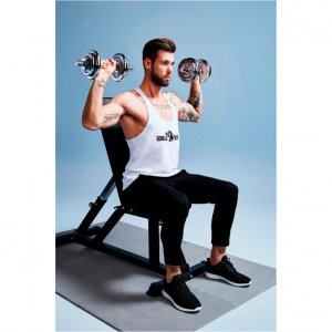 Ławka regulowana treningowa czarna 12