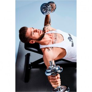 Ławka regulowana treningowa czarna 14