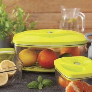 Pojemnik próżniowy żywność SeeYoo 2,7l limonkowy 2