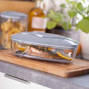 Pojemnik próżniowy na żywność SeeYoo 1,5l stalowy 4