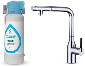 System filtrujący Dafi FLOW COMFORT DC10 + bateria trójdrożna SKANDI chrom 1