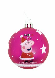 Bombki choinkowe 6 sztuk Świnka Peppa 1