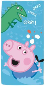Ręcznik plażowy / kąpielowy 70 x 140 cm Świnka Peppa 1
