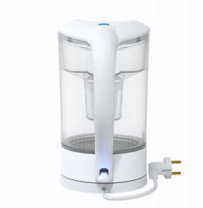 Czajnik Dafi Elektryczny czajnik filtrujący 2w1 biały z wkładem AGD+ Unimax 3