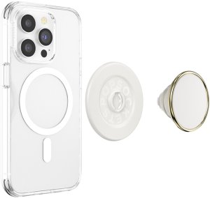 PopSockets Uchwyt i podstawka do telefonu Popsockets Round Luxe Coconut Creme Enamel MagSafe beżowy 808938 7
