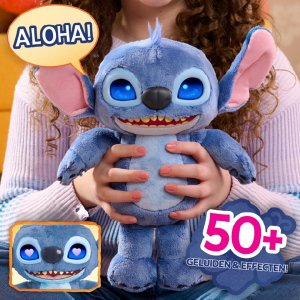 Disney Stitch Movie Emotive Eye Feature Plush 27CM 5