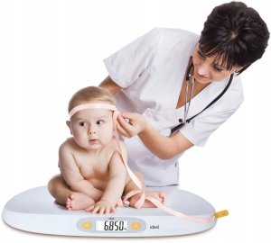 WAGA ELEKTRONICZNA DLA NIEMOWLĄT DZIECI DOKŁADNA APLIKACJA MIARA DO 25 KG 14