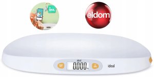 WAGA ELEKTRONICZNA DLA NIEMOWLĄT DZIECI DOKŁADNA APLIKACJA MIARA DO 25 KG 15