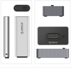 Stacja dokująca IT18C3 na dysk M.2 NVMe / SATA - szara ORICO 2