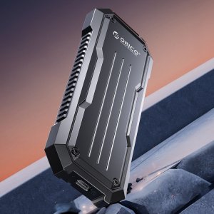 Wzmocniona kieszeń dyskowa taktyczna OXS2C3-G2 M.2 NVMe / SATA SSD USB-C - szara ORICO 2