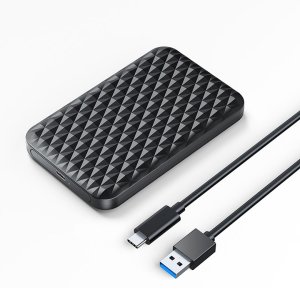 Kieszeń obudowa na dysk 2520C3-V1 2.5'' HDD / SSD USB-C 5Gb/s - czarna ORICO 1