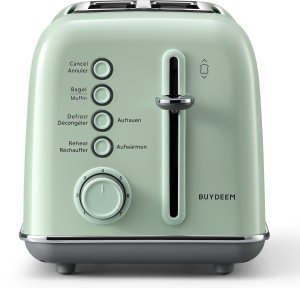 BUYDEEM 2 Slice Toaster model DT620E color Cozy Greenish EU 1