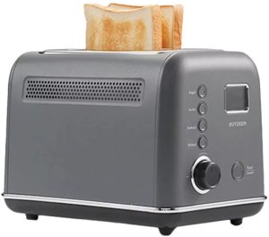 BUYDEEM 2 Slice Automatic Metal Toaster model DT730E color Ink Gray EU 4