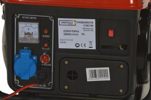 AGREGAT PRĄDOTWÓRCZY JEDNOFAZOWY 1200W GENERATOR PRĄDU PRZENOŚNY BENZYNA 12