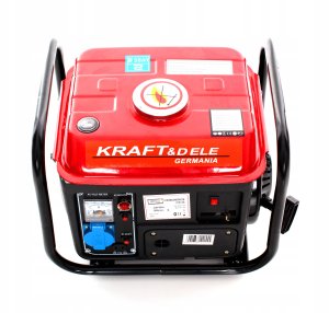 AGREGAT PRĄDOTWÓRCZY JEDNOFAZOWY 1200W GENERATOR PRĄDU PRZENOŚNY BENZYNA 6