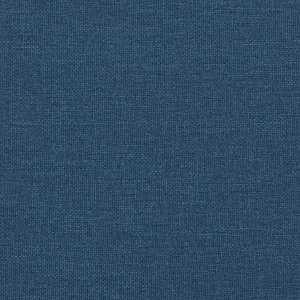 Fotel rozkładany z podnóżkiem, niebieski, tkanina 8