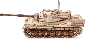 Little Story Drewniane Puzzle Model 3D - Leopard 1 7